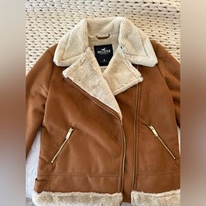 Abercrombie and Fitch Faux Shearling Jacket